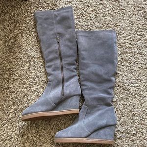 Soft Surroundings Tall Sherpa lined wedge boot